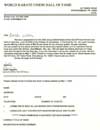 Letter inviting Doshu Wilkes to Attend the 2003 World Karate Union Hall of Fame as a past inductee, Dec, 2002